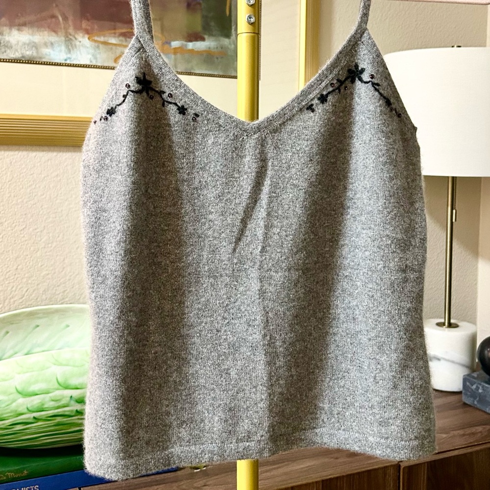 EASEL - Cashmere Tank Cami - Size M - Picture 3 of 14